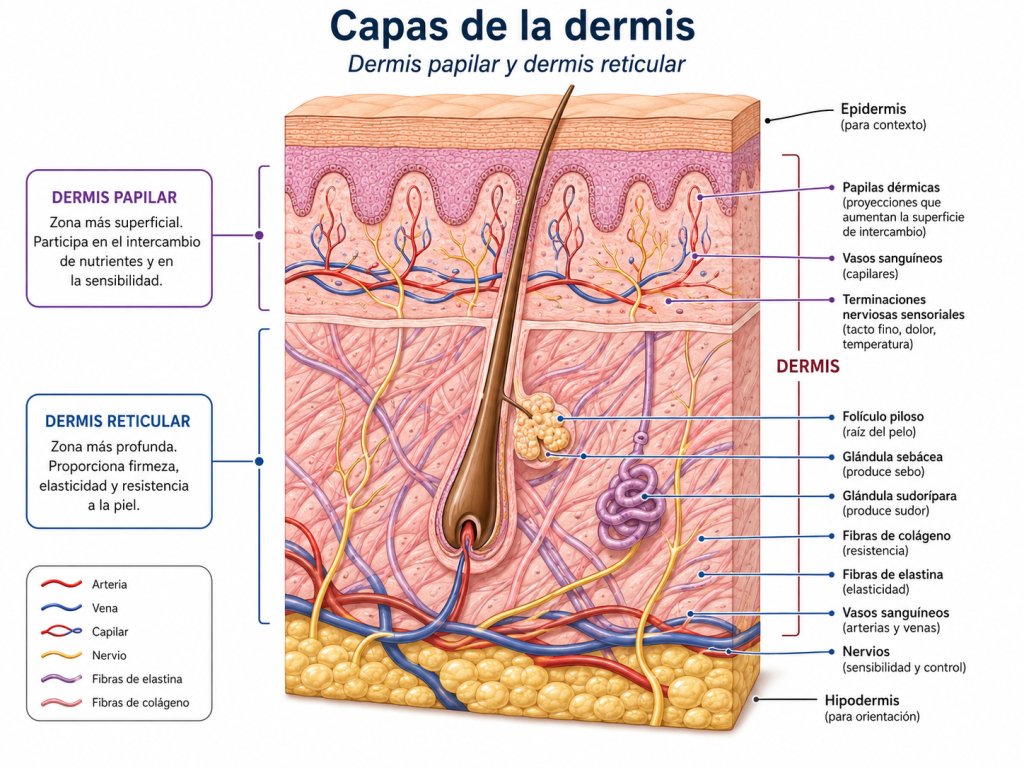 capas de la dermis