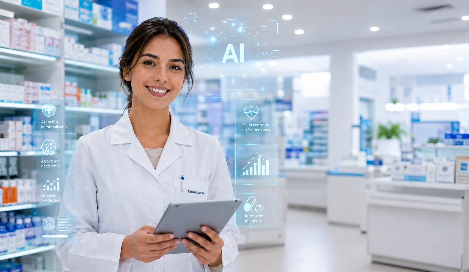 auxiliar de farmacia con especialidad en IA