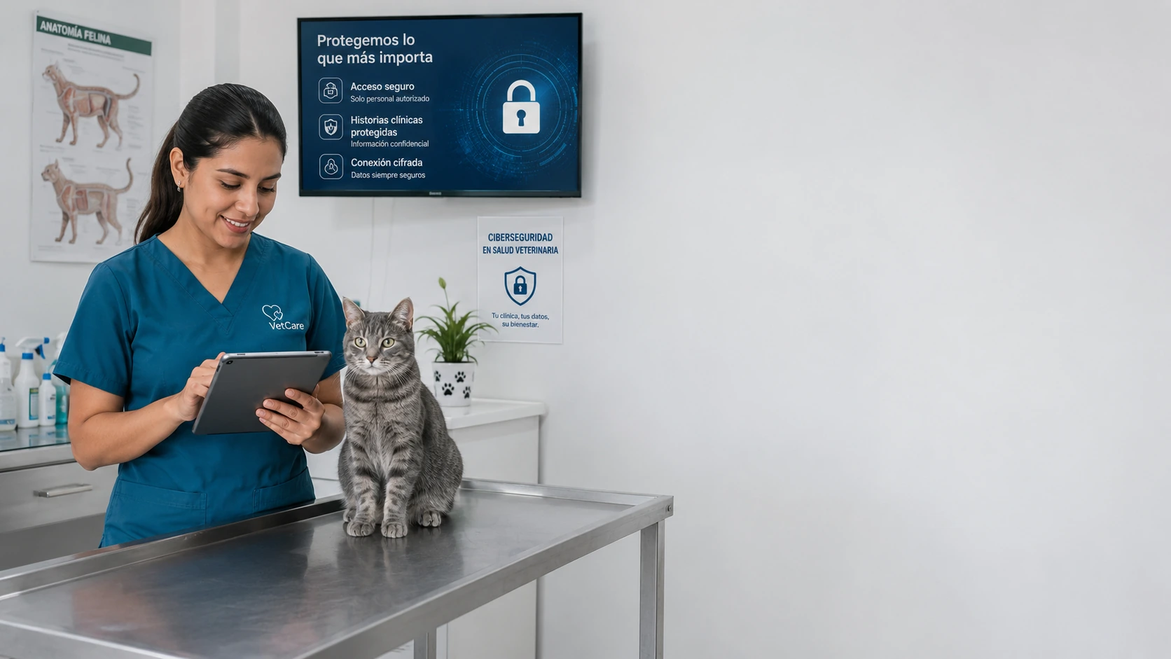 auxiliar de veterinaria con especialidad en ciberseguridad